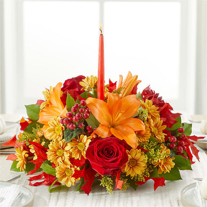 Autumn's Embrace Centerpiece –  Sayla Flowers, Los Angeles CA