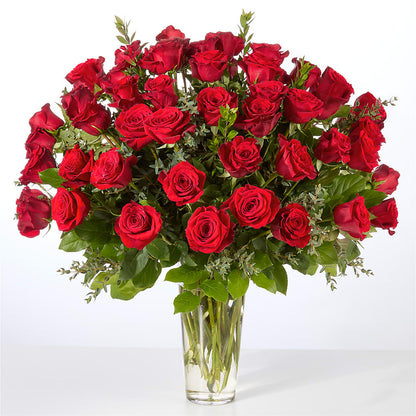 Forever Yours Fifty Stem Red Rose Bouquet –  Sayla Flowers, Los Angeles CA