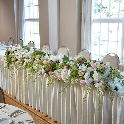 State of Joy Head Table Arrangement –  Sayla Flowers, Los Angeles CA