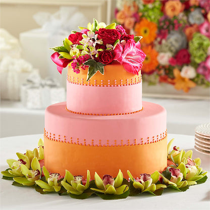 Sweet Citrus Cake Decor –  Sayla Flowers, Los Angeles CA