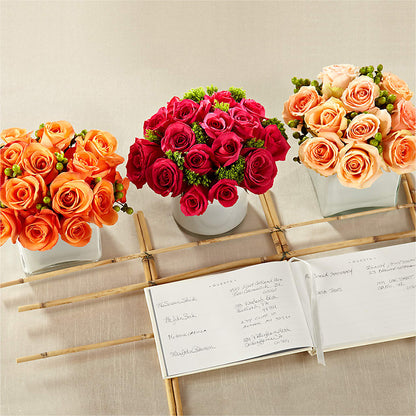 Dawn Rose Centerpiece –  Sayla Flowers, Los Angeles CA