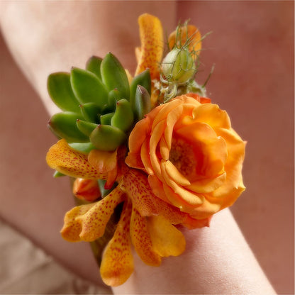 Irresistible Love Wrist Corsage –  Sayla Flowers, Los Angeles CA