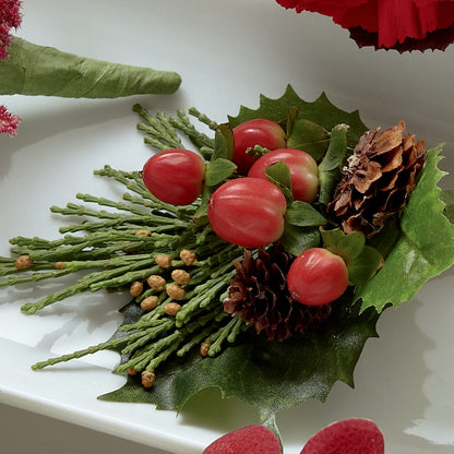Red Berry Boutonniere –  Sayla Flowers, Los Angeles CA