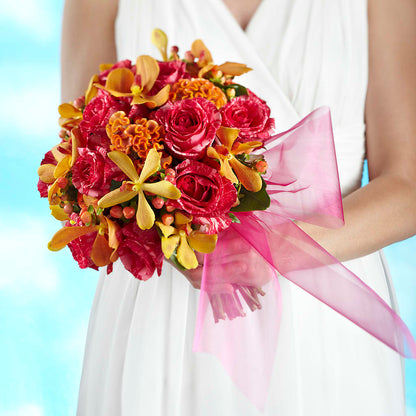 Brilliant Shades of Love Bouquet –  Sayla Flowers, Los Angeles CA