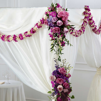 Color & Light Chuppah Decor –  Sayla Flowers, Los Angeles CA